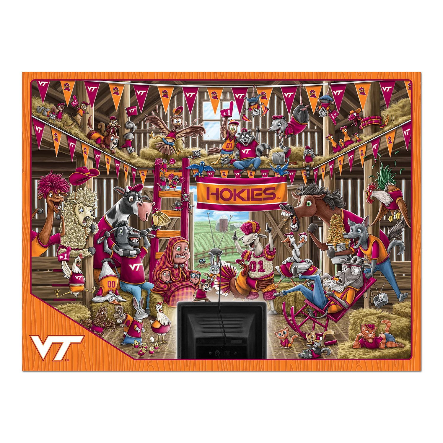 YouTheFan NCAA Nevada Wolf Pack Barnyard Fans 500-Piece Puzzle - 15x20 Inches, Officially Licensed - View #7
