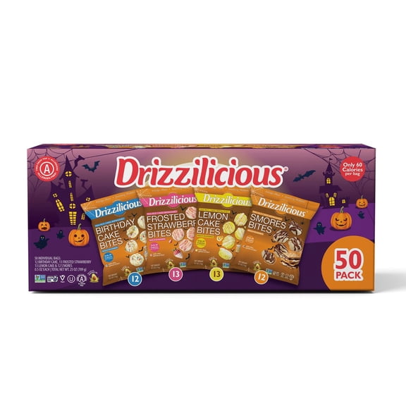 Drizzilicious Halloween Box, 0.5 oz., 50 pk.
