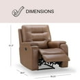 thumbnail image 6 of Waylen Top-Grain 3-Piece Leather Reclining Set, 6 of 19