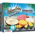thumbnail image 1 of Island Way Handcrafted Assorted Fruit Sorbet, Frozen, 10 ct., 1 of 5