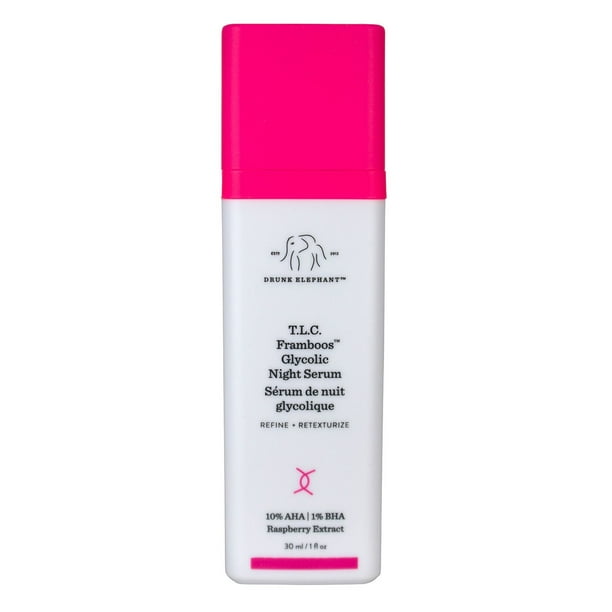 【未使用】DRUNK ELEPHANT Night Serum Drunk Elephant T.L.C. Framboos Glycolic Night Serum, 1 fl. oz