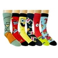 thumbnail image 1 of Character 6-Pack Casual Crew Sock, 1 of 4
