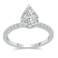thumbnail image 4 of 1.00 CT. T.W.  Diamond Grand Pear Shaped Composite Engagement Ring in 14K Gold, 4 of 8