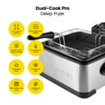 thumbnail image 2 of Chefman Dual-Cook Pro Deep Fryer, 2 of 7