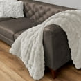 thumbnail image 3 of Ashford Home Heavy Weight Ultra Fine Faux Fur Throw Blanket Throw, 60"x70", 3 of 5