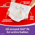 thumbnail image 4 of Huggies Little Movers HuggFit 360° Diapers, Sizes 3-7, 4 of 13