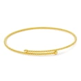 thumbnail image 1 of High Polished Bead Flex Bangle in 14K Gold, 1 of 5