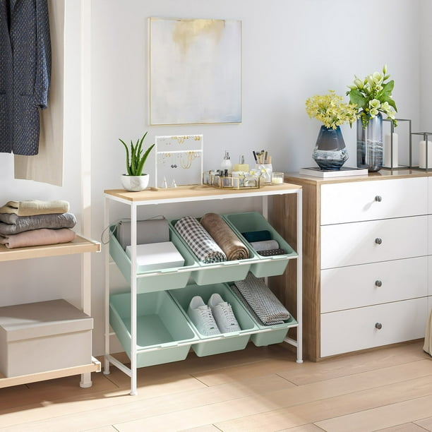 Seville Classics 6-Bin Organizer, 32.5