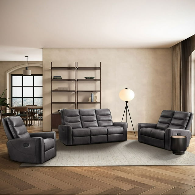 Bentley 3-Piece Fabric Reclining Set
