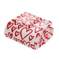 thumbnail image 2 of Hallmark™ Heartstring Plush Throw Blanket, 50" x 70", 2 of 5