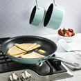 thumbnail image 4 of Martha Stewart 14-Piece Nonstick Aluminum Cookware Set (Assorted Colors), 4 of 15