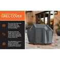thumbnail image 3 of Member's Mark Weather-Resistant Grill Cover 9969, Fits 68" Grills, 3 of 9
