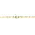 thumbnail image 4 of Solid Rope Chain Necklace in14K Gold, 4 of 8