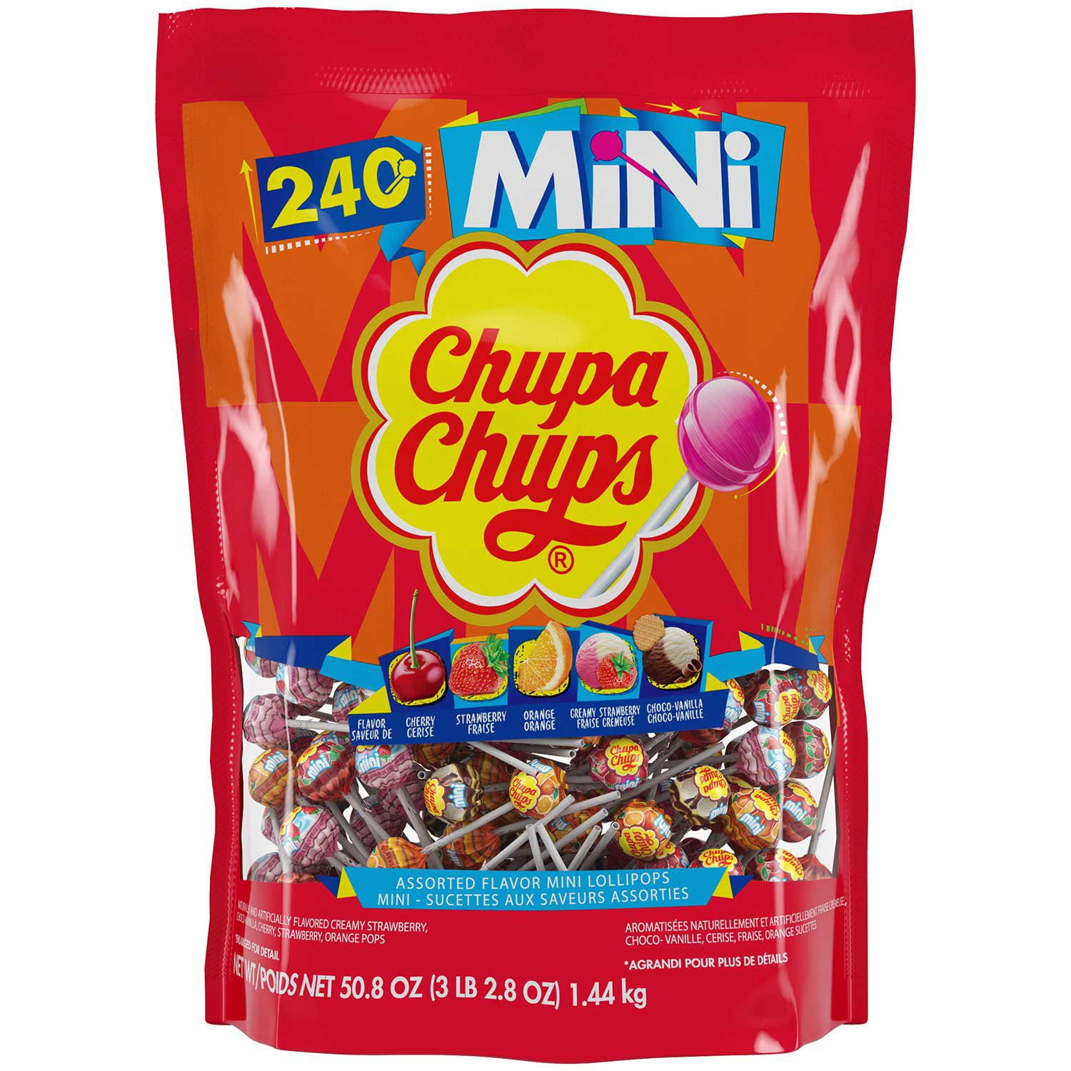 Chupa Chups Mini Lollipops Variety Pack, 240 ct. - Samsclub.com