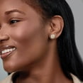 thumbnail image 5 of Mother of Pearl Tree of Life Earring in 14K Gold, 5 of 6