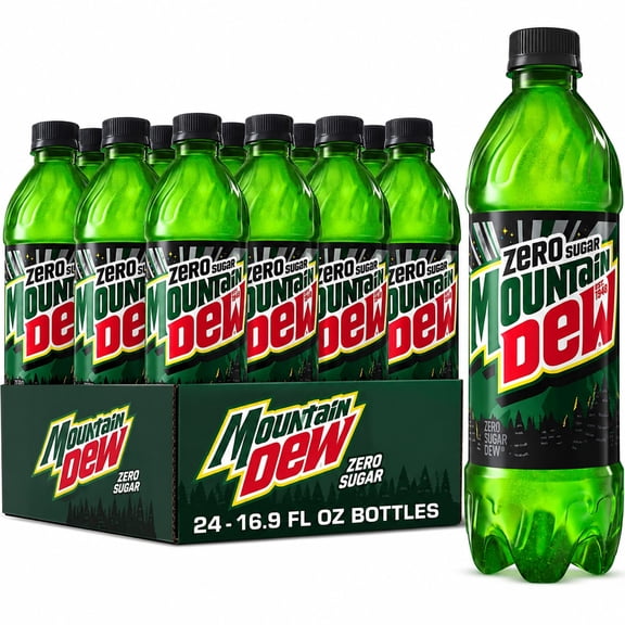 Mountain Dew Zero Sugar Citrus Soda, 16.9 fl oz., 24 pk.