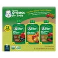 thumbnail image 1 of Gerber Organic 2nd Foods Pouch Variety Pack, 3.5 oz., 18 ct., 1 of 5