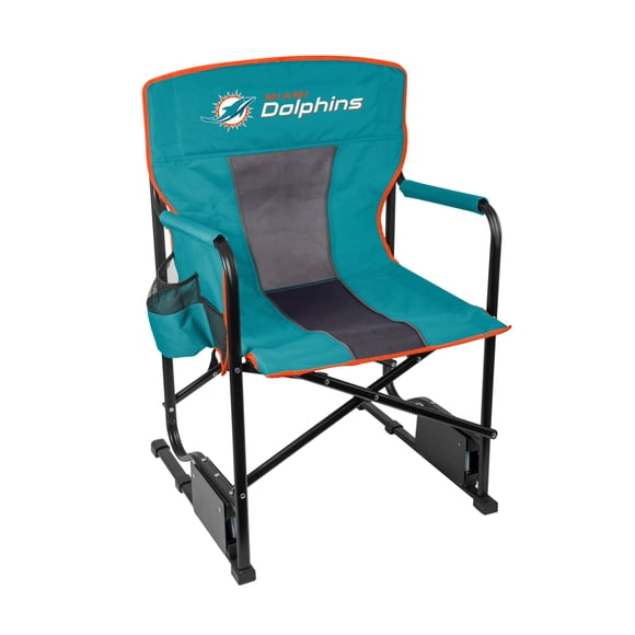 Logo Brands Miami Dolphins Motion Chair