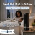 thumbnail image 3 of Lasko StealthBreeze Compact DC Motor Tower Fan with Remote, 3 of 13