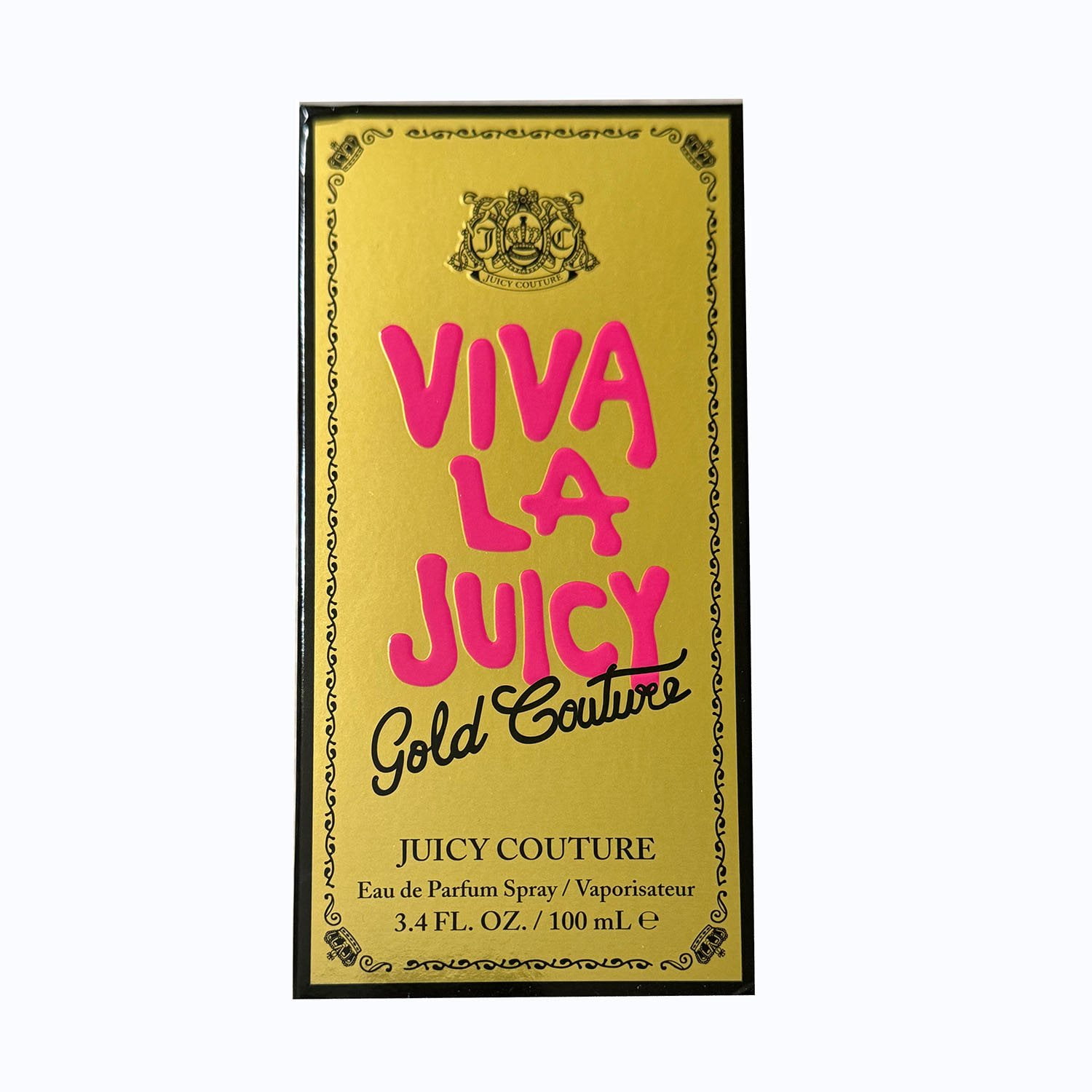 ジューシークチュールゴールド ケース New!!- Juicy Couture Gold/Red Metallic Glitter Travel
