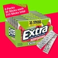 thumbnail image 4 of Extra Sweet Watermelon Sugar Free Chewing Gum, 35 pcs., 6 ct., 4 of 9