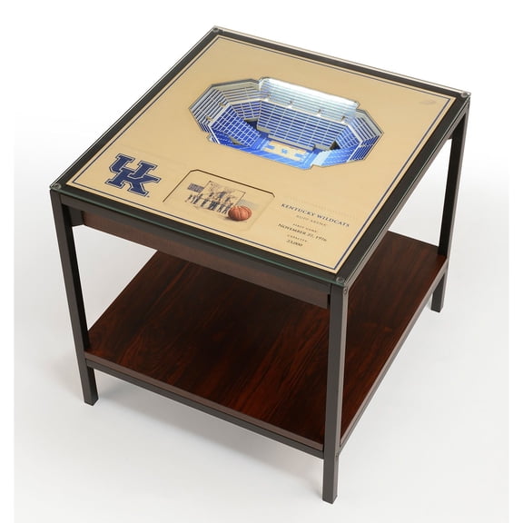 YouTheFan Kentucky Wildcats Lighted Stadium End Table