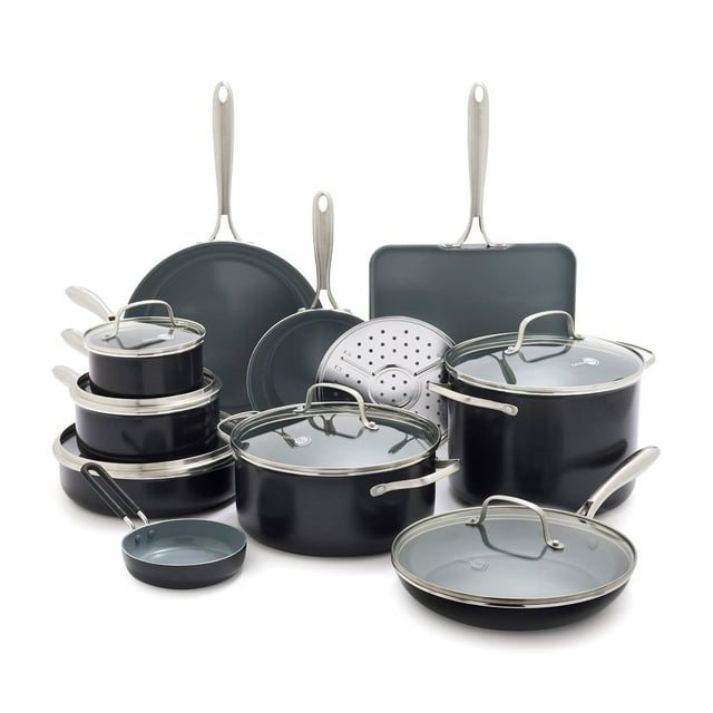 GreenPan Swift 17-Piece Ceramic Nonstick Cookware Set