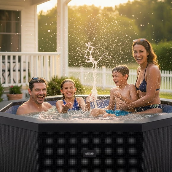 Wave Como 6 Person Octagonal Eco Foam Spa