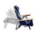 thumbnail image 5 of Logo Brands Nevada Wolf Pack Reclining Beach Chair, 5 of 6