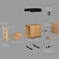 thumbnail image 13 of Backyard Discovery 4-6 Person Cedar Outdoor Cube Sauna with Electric Heater & Glass Door, 13 of 13
