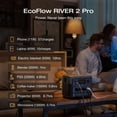 thumbnail image 11 of 1600-Watt EcoFlow River 2 Pro Portable Power Station With X Boost Technology + 2pcs 45W Solar Panel, 11 of 12