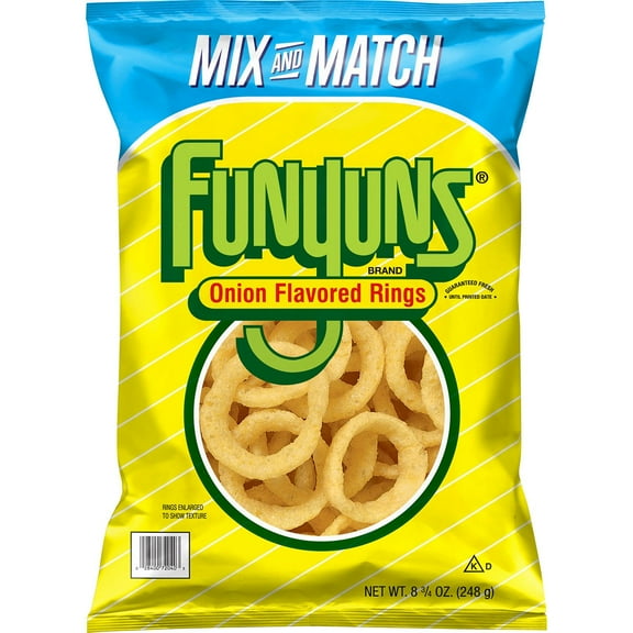 Funyuns Onion Rings Snacks, 8.75 oz.