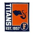 thumbnail image 1 of Logo Brands Cal State Fullerton Titans 60"x70" Super Plush Blanket, 1 of 6