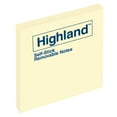 thumbnail image 2 of Highland - Self-Stick Notes, 3 x 3, Yellow -  18 100-Sheet Pads/Pack, 2 of 4