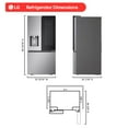 thumbnail image 5 of LG 25 cu. ft. 3-Door French Door Refrigerator with InstaView, 5 of 8