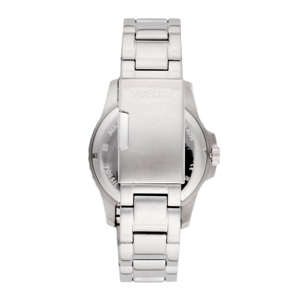 Fossil Blue Dive Three-Hand Date Two-Tone Bracelet Watch
