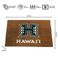 thumbnail image 3 of Logo Brands Hawaii Warriors Doormat, 3 of 5
