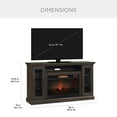 thumbnail image 5 of Member’s Mark Ridley Media Fireplace Console, Brown, 5 of 10