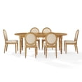 thumbnail image 6 of Crosley Daphne 7-Piece Dining Set in Rustic Brown/Crème, 6 of 17