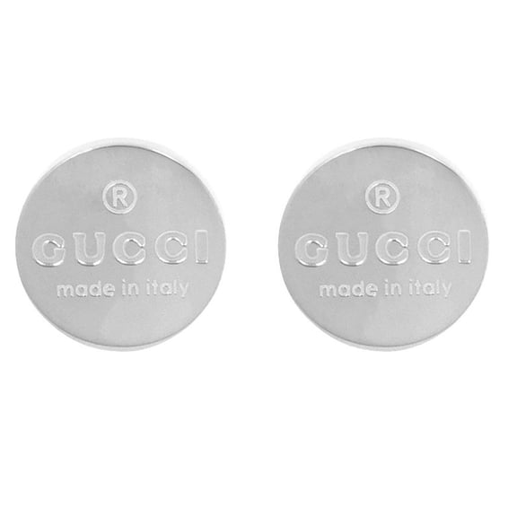 Gucci Trademark Sterling Silver Earrings