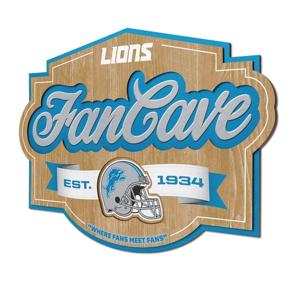 YouTheFan NFL 17” x 12.5” Fan Cave Sign