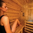 thumbnail image 10 of Backyard Discovery 2-4 Person Outdoor Barrel Sauna with Electric Heater & Glass Door, 10 of 14