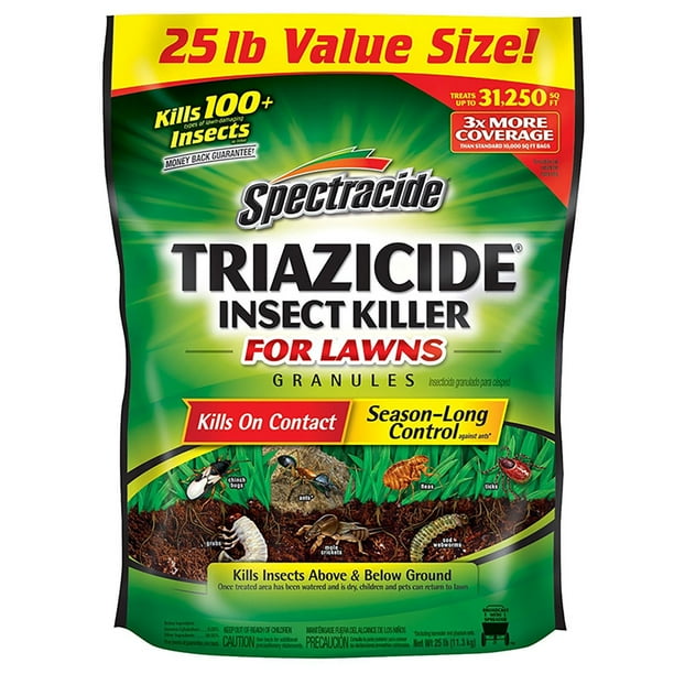 Spectracide Triazicide Insect Killer for Lawns, 25 lb. Bag of
