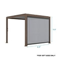 thumbnail image 5 of Mirador Aluminum Pull Down Privacy Screen for Pergola, Choose Size, 5 of 6