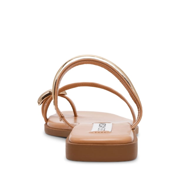 STEVE MADDEN WOMEN'S TOE RING SANDAL - TAN 8:- 8, TAN