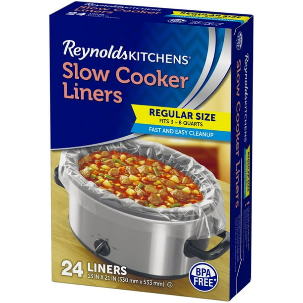 Reynolds Kitchens Slow Cooker Liners, Regular Size 24 ct