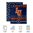thumbnail image 6 of Logo Brands Langston University Lions 60"x70" Super Plush Blanket, 6 of 7