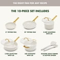 thumbnail image 3 of GreenPan Reserve 10-Piece Pro Ceramic Nonstick Cookware Set, 3 of 10