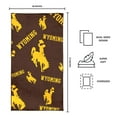 thumbnail image 3 of Logo Brands Wyoming Cowboys 38"x72" Beach Towel, 3 of 6