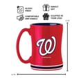 thumbnail image 3 of Logo Brands Washington Nationals 14oz Relief Mug Set, 3 of 5